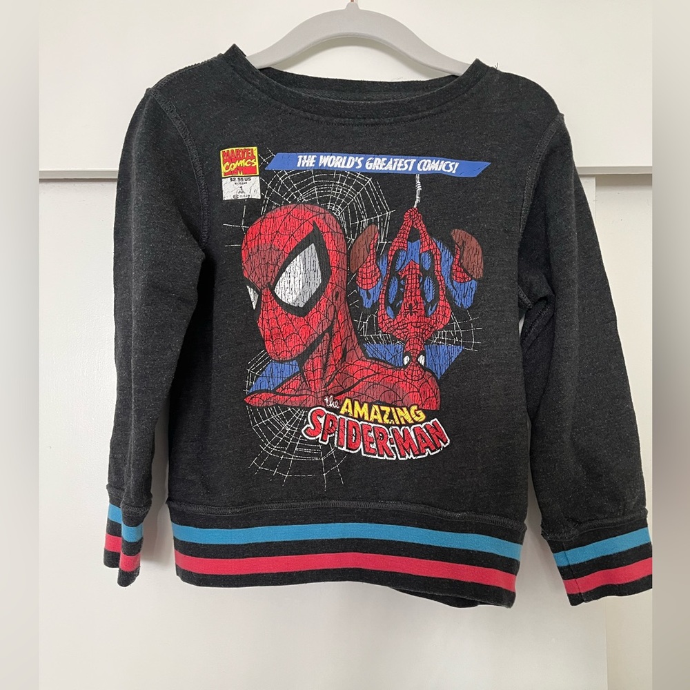 Disney graphic sweatshirt, spiderman